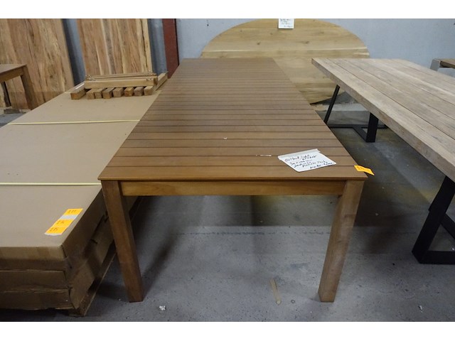 Outdoor tafel teak jardinico - afbeelding 1 van  3