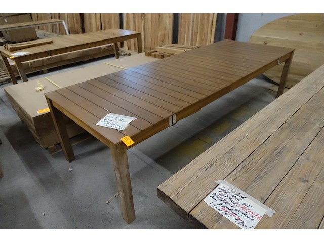 Outdoor tafel teak jardinico - afbeelding 2 van  3