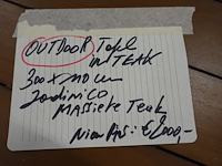 Outdoor tafel teak jardinico - afbeelding 3 van  3