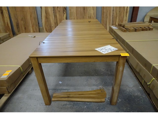 Outdoor tafel teak jardinico - afbeelding 1 van  3