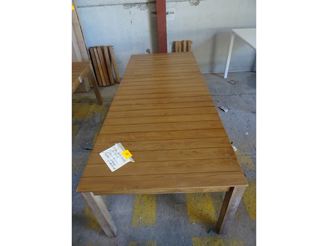 Outdoor teak tafel jardinico - afbeelding 3 van  5