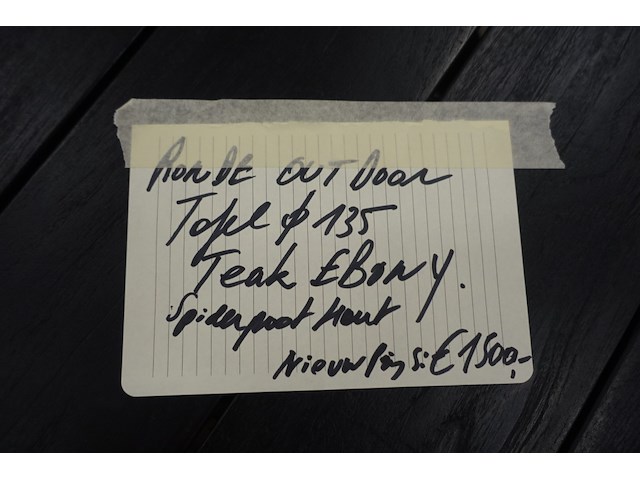 Outdoor teak tafel - afbeelding 3 van  3