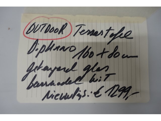 Outdoor terrastafel diphano - afbeelding 3 van  3