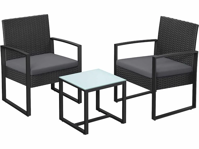 Outdoor tuinmeubelen, meubelset, 3 stuks - afbeelding 2 van  4