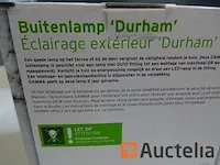 Outdoor wand lamp roestvrij staal gamma 1 durham - afbeelding 1 van  5