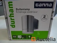 Outdoor wand lamp roestvrij staal gamma 1 durham - afbeelding 4 van  5