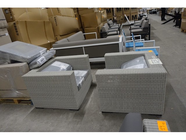 Outdoor wicker set diphano - afbeelding 4 van  6