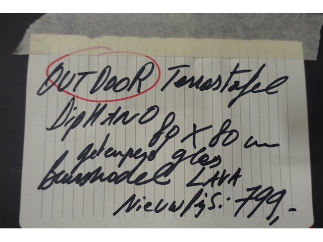 Outdor terrastafel diphano - afbeelding 3 van  4