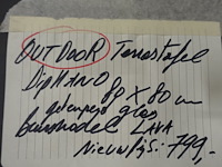 Outdor terrastafel diphano - afbeelding 3 van  4