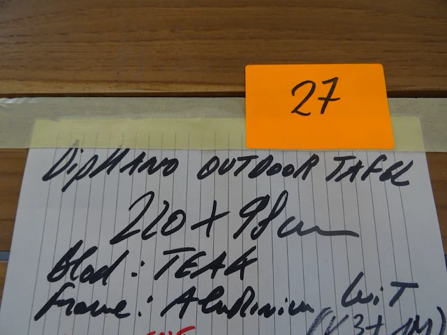 Outdour teak tafel diphano - afbeelding 5 van  5