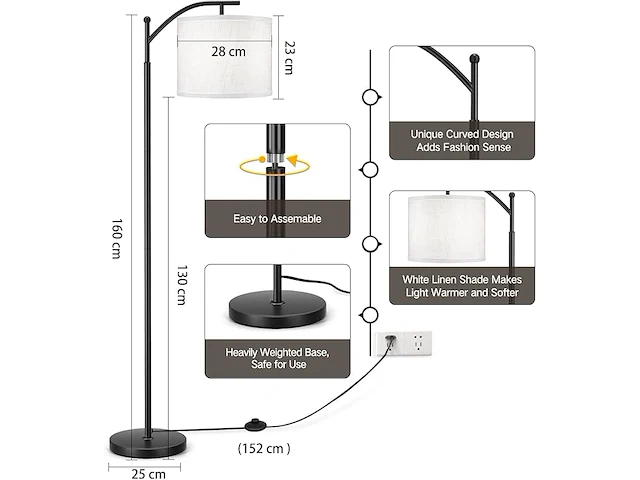 Outon led-vloerlamp - afbeelding 2 van  4