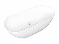 Ovaal vrijstaand bad - 240 l - glanzend wit - acryl - afbeelding 4 van  6