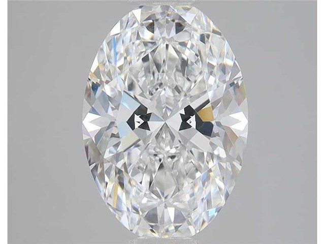 Oval diamant 0.66ct – d/vvs2 – hrd - afbeelding 1 van  4
