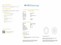 Oval diamond 2.09 ct - d/vvs2 (hrd certified) - afbeelding 4 van  4