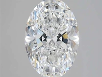 Oval diamond 2.10ct d/vs2 (igi certified) - afbeelding 1 van  4