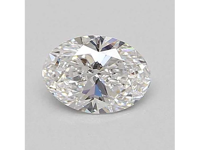 Oval diamond 3.01 - d/vvs2 (hrd certified) - afbeelding 2 van  4