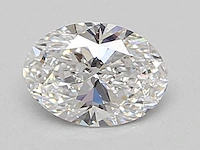 Oval diamond 3.06ct d/vvs2 (hrd certified) - afbeelding 1 van  4
