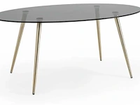 Ovale eettafel - 6/8 couvert - afbeelding 1 van  6