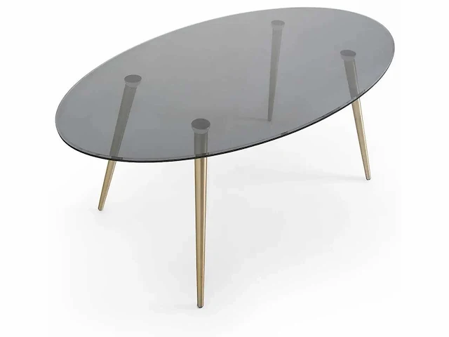 Ovale eettafel - 6/8 couvert - afbeelding 5 van  6