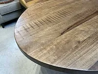 Ovale mangohouten eetkamertafel - afbeelding 3 van  7