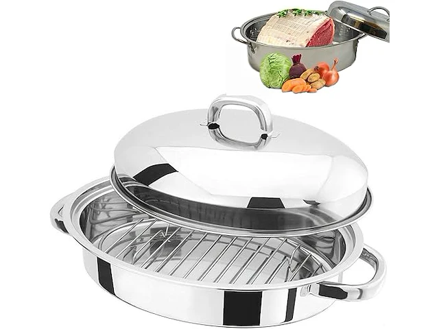 Ovale roaster set (32cm) - afbeelding 3 van  3