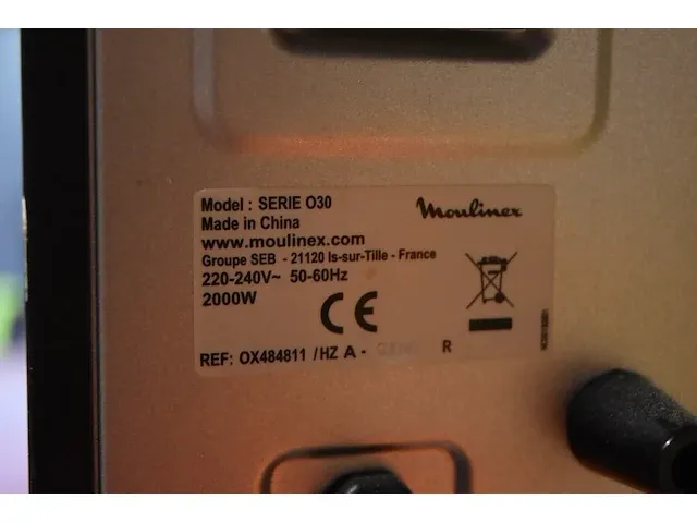 Oven moulinex o30, elektrisch broodsnijmachine, elektrische tafelbarbecue tefal, chocolade fondueset - afbeelding 4 van  8