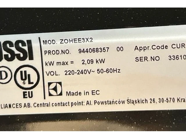 Oven zanussi - afbeelding 5 van  9
