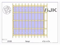 Overkapping fijnspar 4,3x4,5 - afbeelding 15 van  17