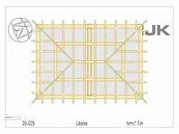 Overkapping fijnspar 5x3,5 - afbeelding 2 van  19