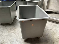Overtoom verrijdbare polyesterbak (6x) - afbeelding 2 van  5