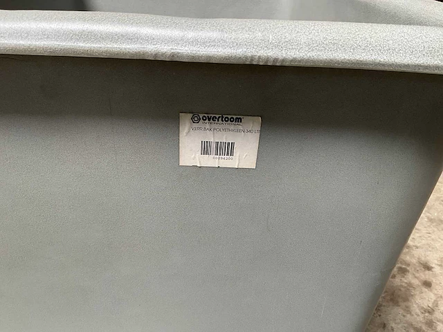 Overtoom verrijdbare polyesterbak (6x) - afbeelding 4 van  5