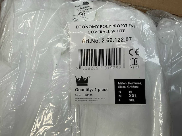 Oxxa beschermende coverall (50x) - afbeelding 3 van  3