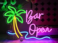 Oycgzv bar-open neonbord - afbeelding 1 van  3