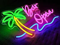 Oycgzv bar-open neonbord - afbeelding 3 van  3