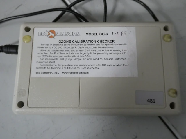 Ozone calibration checker - afbeelding 2 van  2