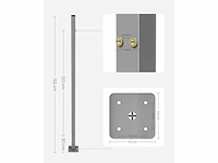 Paaltje voor luifelbox - steunstang (x4) - afbeelding 2 van  5