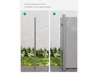 Paaltje voor luifelbox - steunstang (x4) - afbeelding 4 van  5