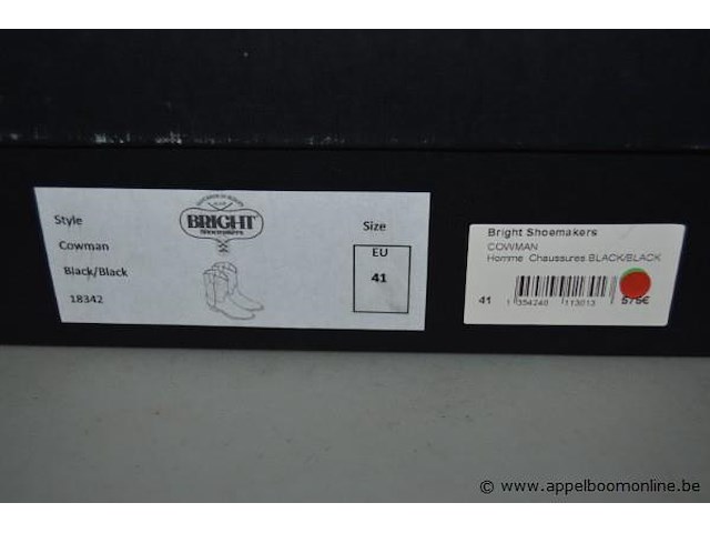 Paar herenlaarzen bright shoemakers maat 41 - afbeelding 4 van  4
