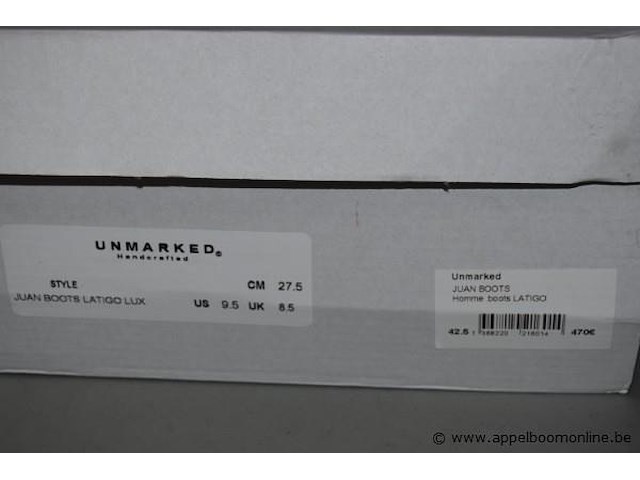 Paar herenlaarzen unmarked maat 42,5 - afbeelding 4 van  4