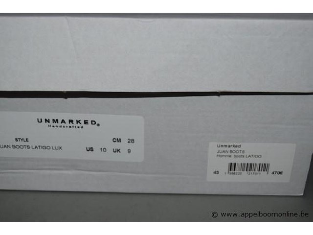 Paar herenlaarzen unmarked maat 43 - afbeelding 4 van  4