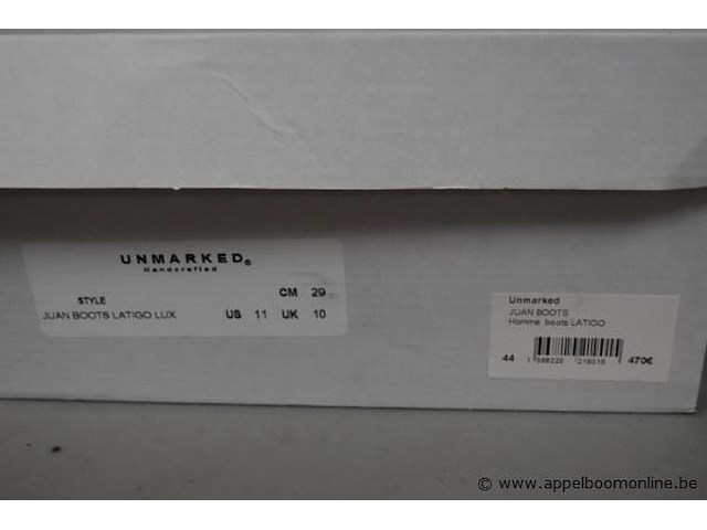 Paar herenlaarzen unmarked maat 44 - afbeelding 4 van  4