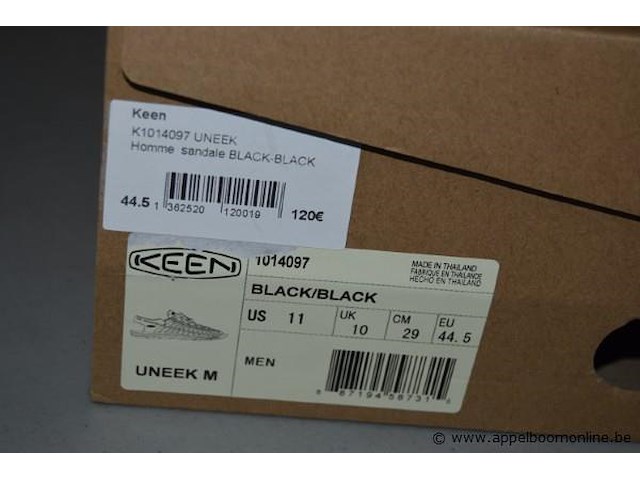 Paar herensandalen uneek maat 44,5 - afbeelding 4 van  4