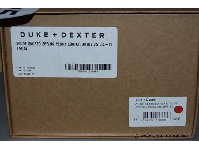Paar herenschoenen duke + dexter maat 44 - afbeelding 3 van  4