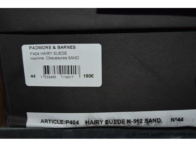 Paar herenschoenen padmore & barnes maat 44 - afbeelding 4 van  4