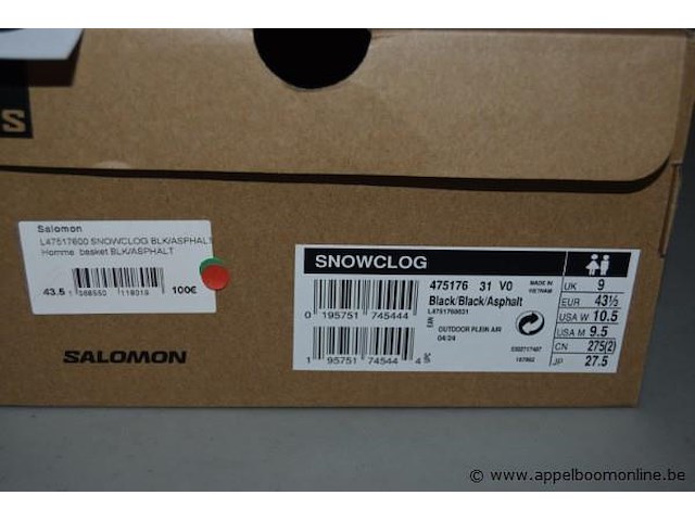 Paar herenschoenen salomon, maat 43,5 - afbeelding 3 van  3