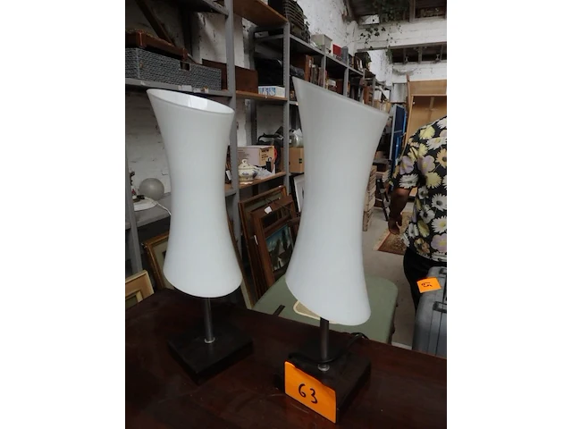 Paar lampen vintage - afbeelding 1 van  1