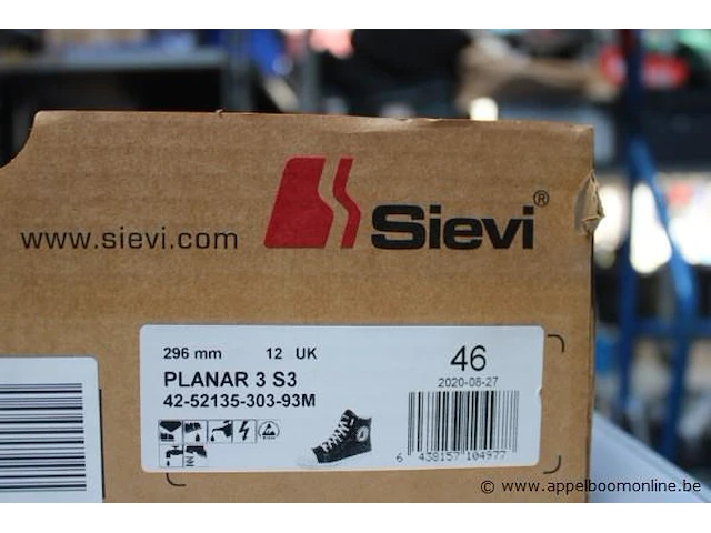 Paar werkschoenen sievi, maat 46 - afbeelding 2 van  2