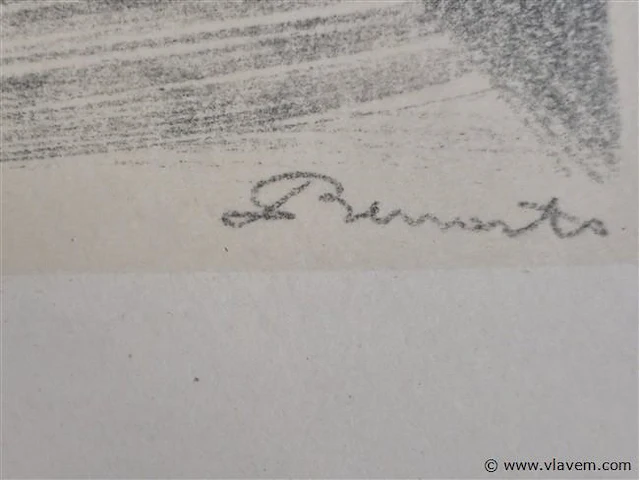 Paardenmolen gesigneerd - afbeelding 3 van  3