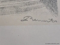 Paardenmolen gesigneerd - afbeelding 3 van  3