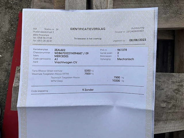 Paardenvrachtwagen mercedes-benz, 2000 - afbeelding 27 van  37